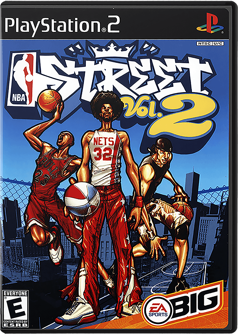 NBA Street Vol 2 box art for Playstation 2